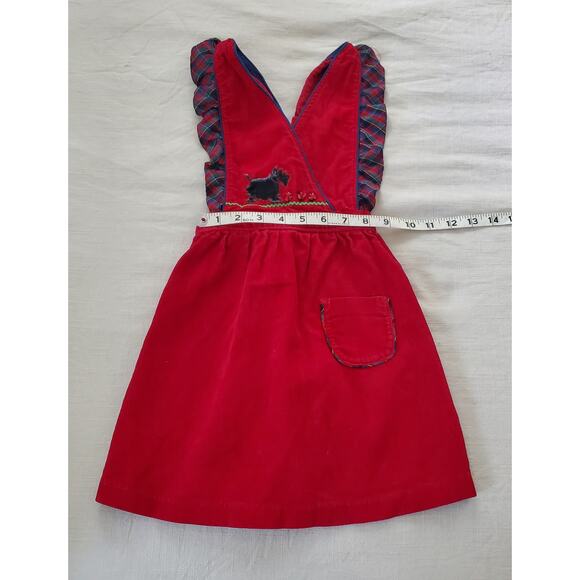 Vintage Scotty Crossfront Cord Dress 5t - Picture 5 of 6